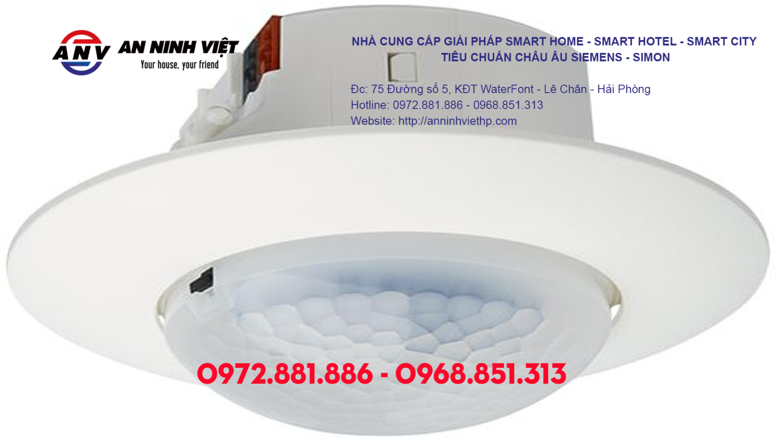 Cảm biến chuyển động âm trần