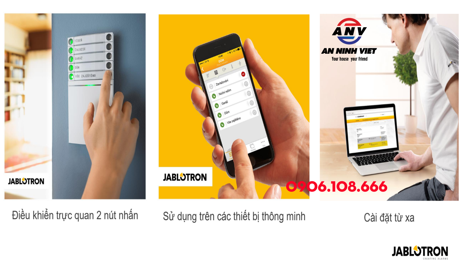 Báo động Jabotron tại Hải Phòng