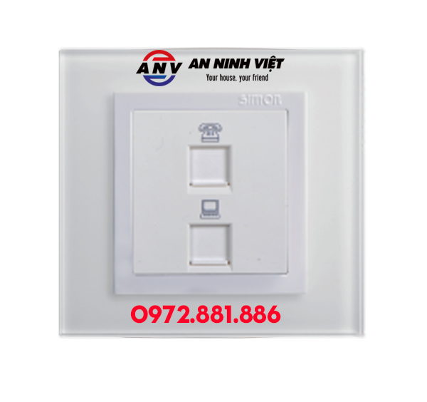 MODULE Ổ CẮM ĐIỆN THOẠI & MẠNG (CAT6)