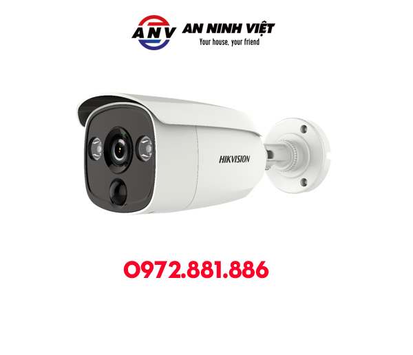 Camera HDTVI thân trụ 5MP - tích hợp cảm biến PIR + đèn