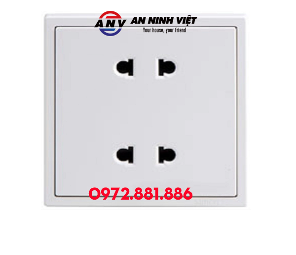 MODULE Ổ CẮM ĐÔI 2 CHẤU