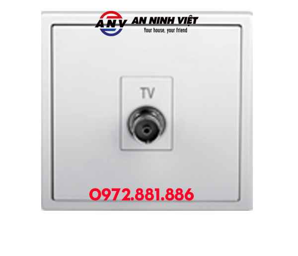 MODULE Ổ CẮM TIVI ĐƠN CHUẨN F