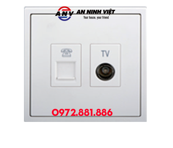 MODULE Ổ CẮM TIVI + ĐIỆN THOẠI